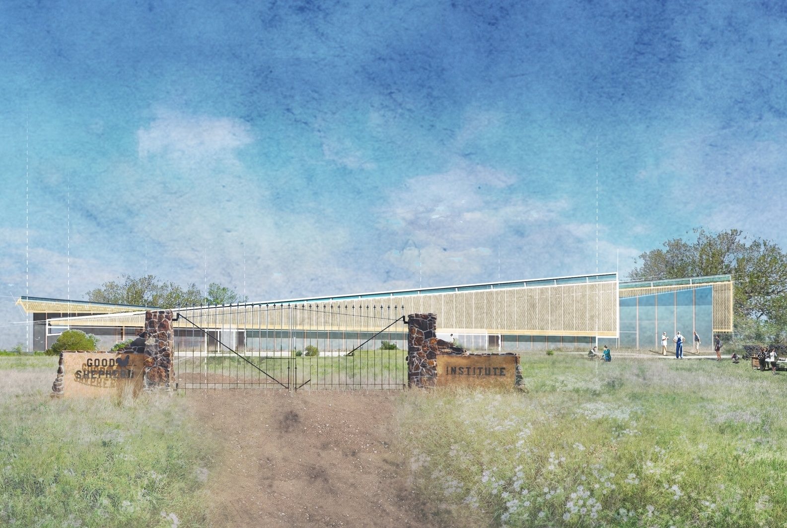 Exterior Rendering of The Good Shepherd Conservancy