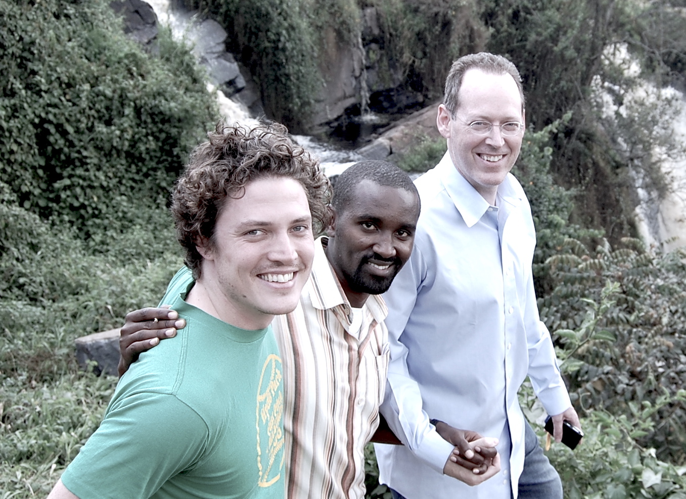 Photo of Paul Farmer with Michael Murphy
