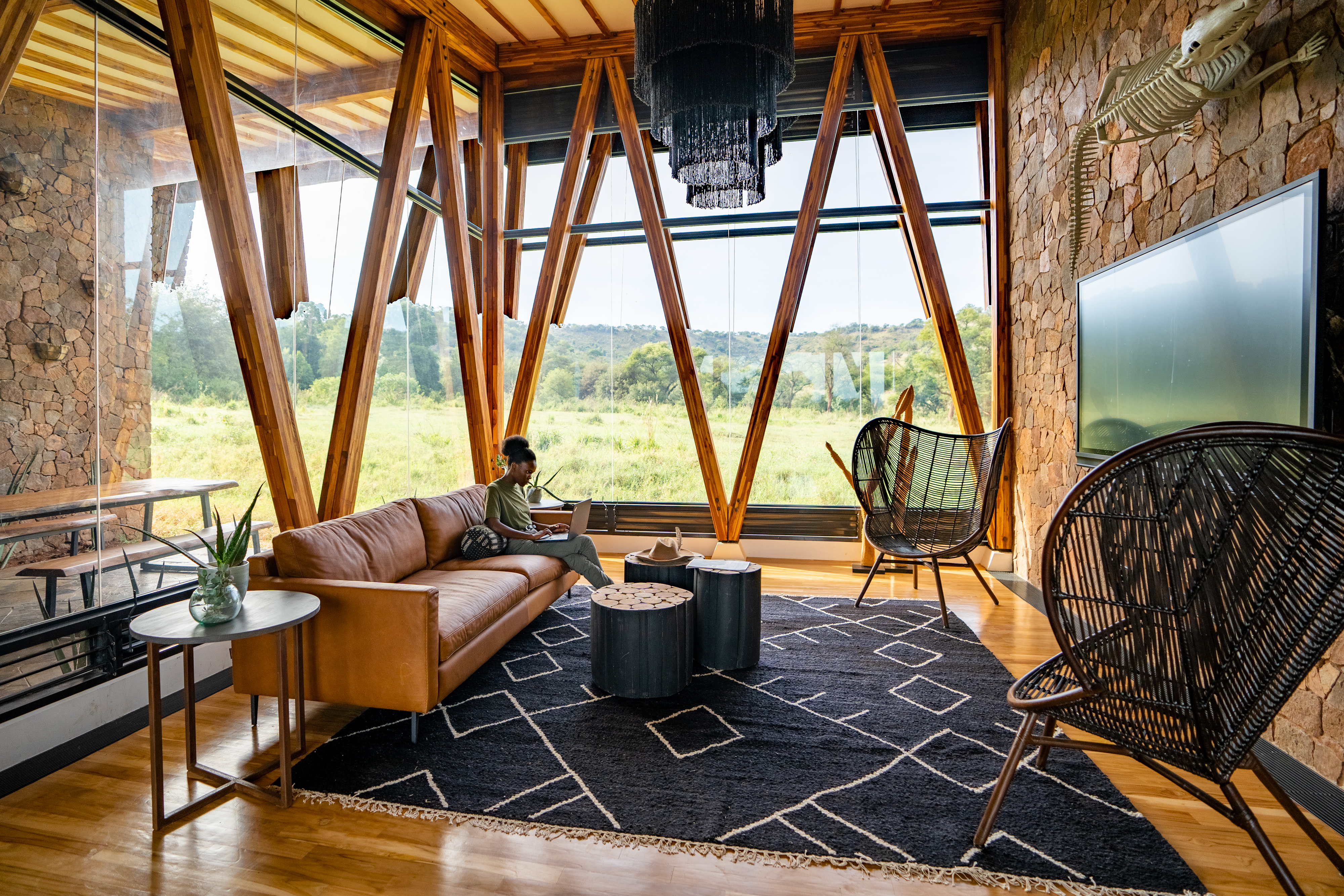 Research and Innovation for the Serengeti Ecosystem (RISE) Center interior