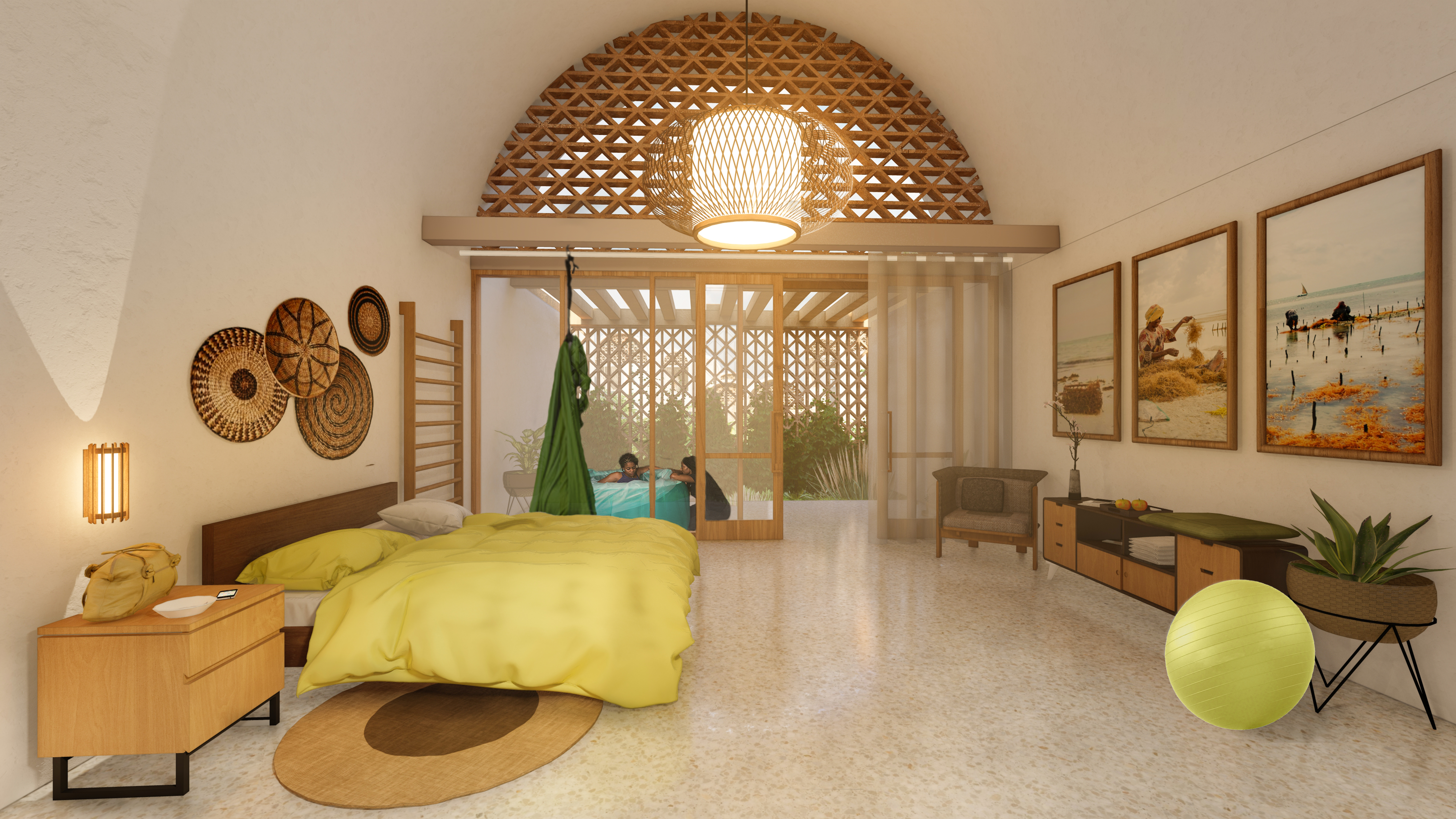 Wajamama birthing room