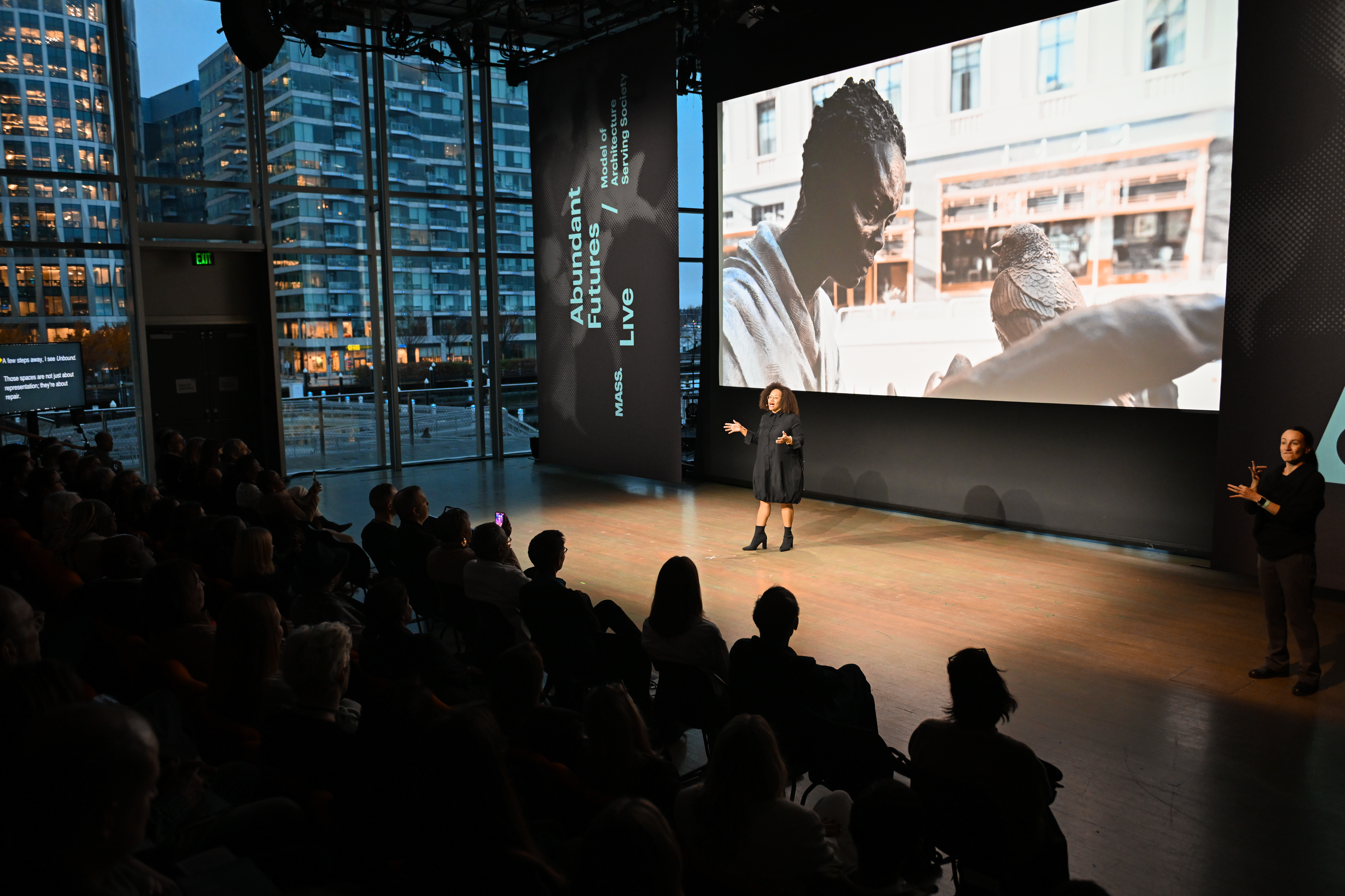Jha D Amazi presenting at Abundant Futures Live 2025