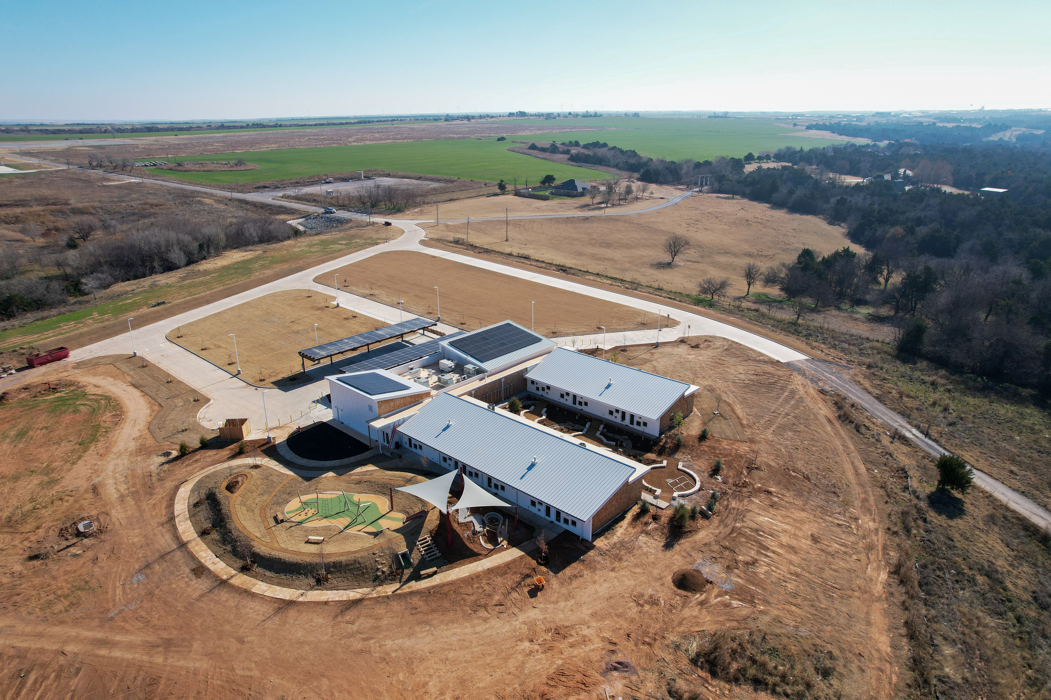 Caddo Child Care Center full view aerial