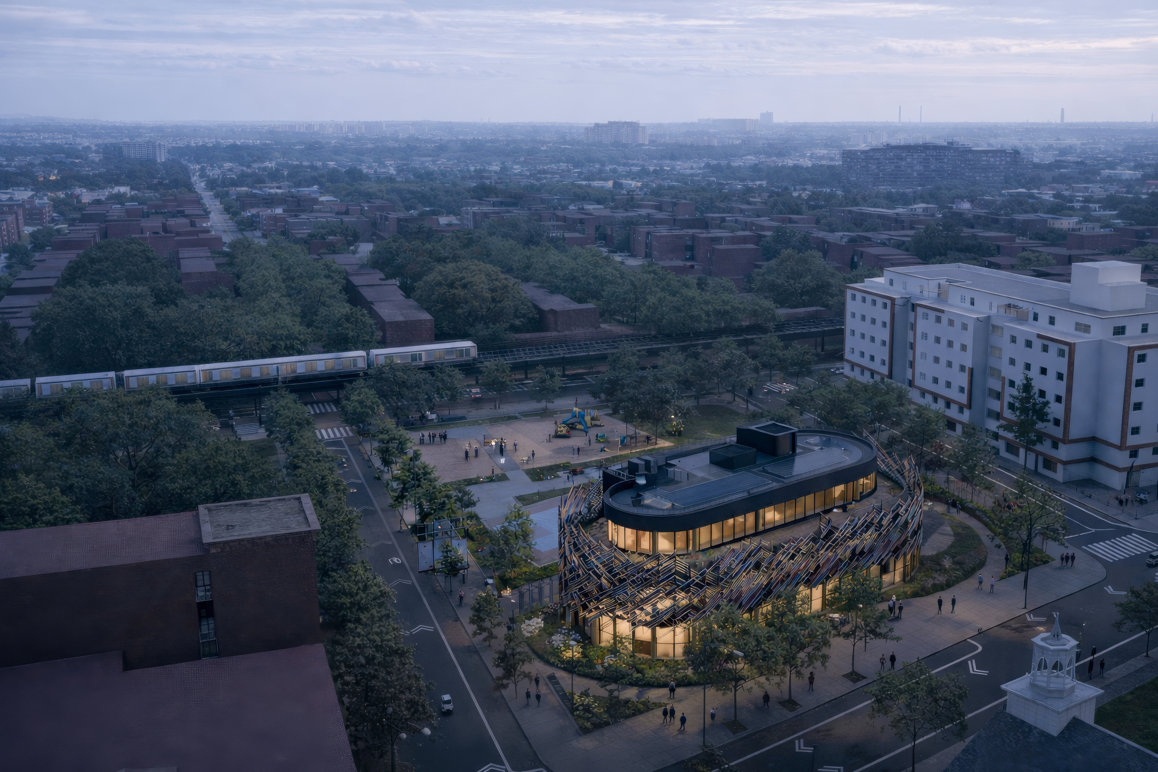 BPL Aerial, rendering enhanced with AI