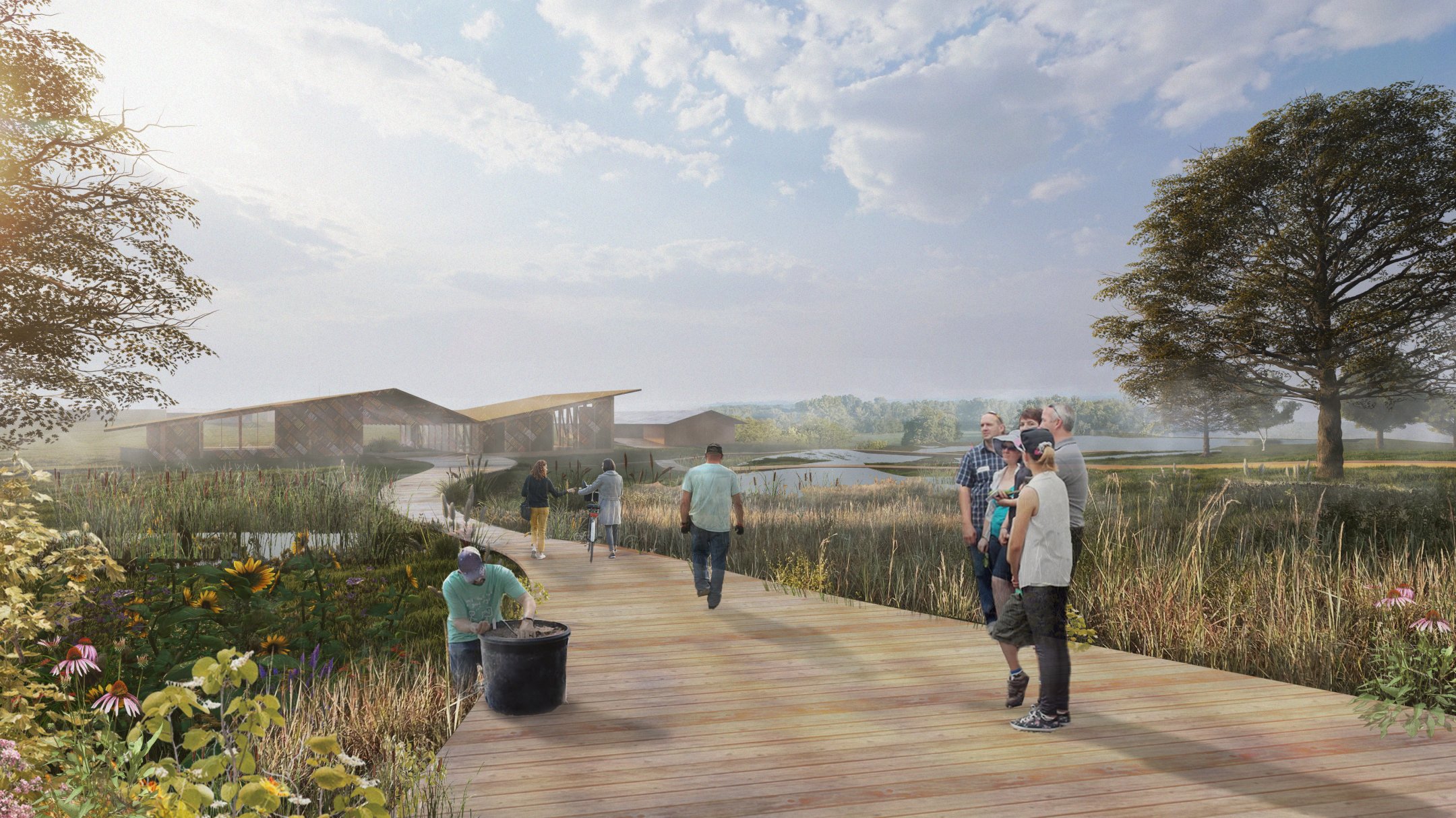 Land Institute Exterior Render
