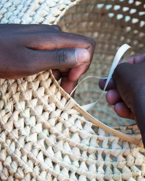 Weaving closeup: RICA