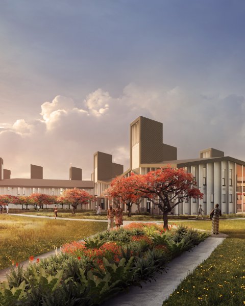 New Redemption Hospital, Caldwell, rendering