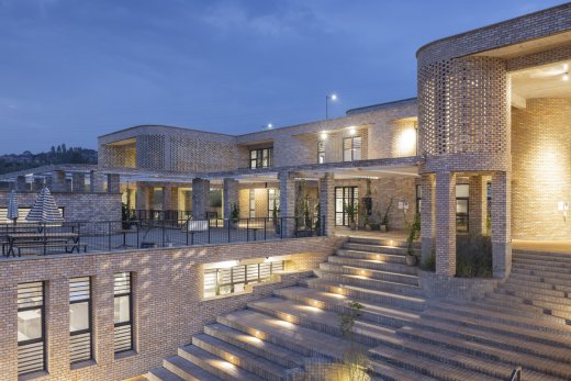 ALU Campus at nighttime