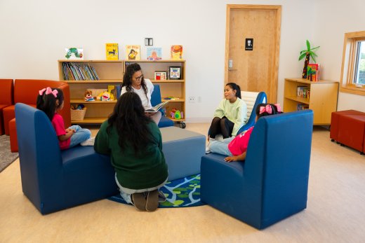 Caddo Child Care Center reading area