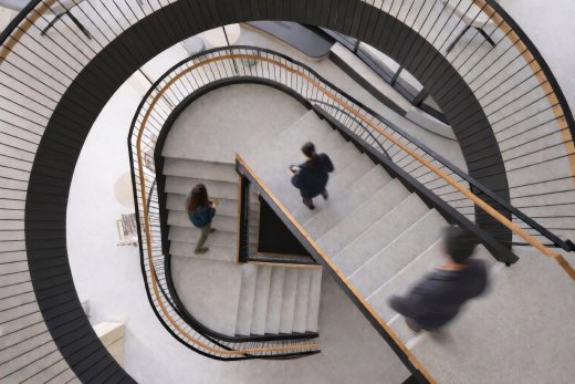BPL Stairwell, rendering enhanced with AI