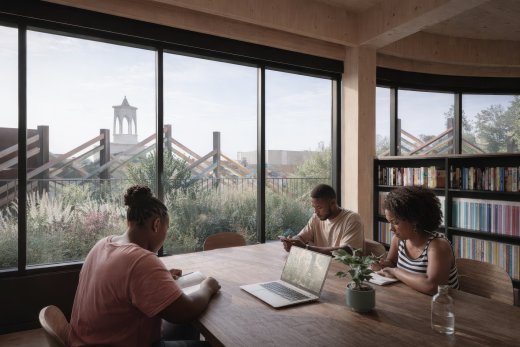 Reading and study area, rendering enhanced with AI