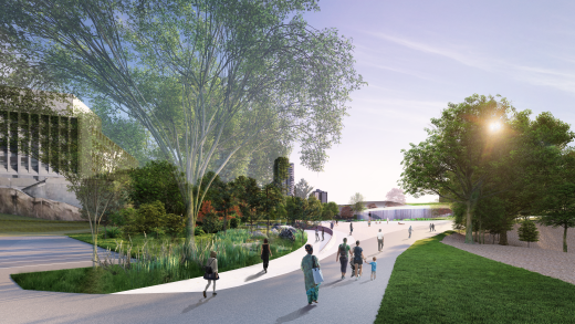 Glass Bowl Memorial rendering