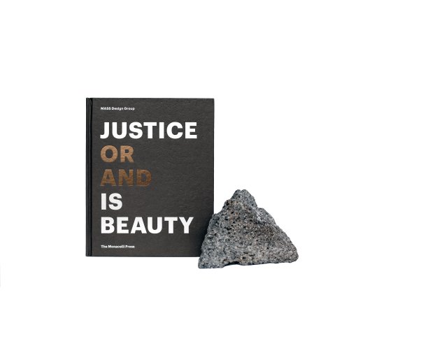 Justice is Beauty with volcanic rock