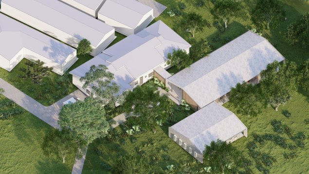 Navakholo Maternity Hospital Aerial