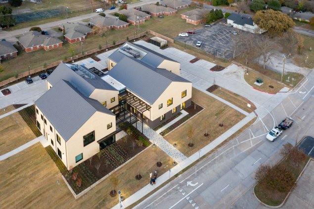 Aerial of the health center
