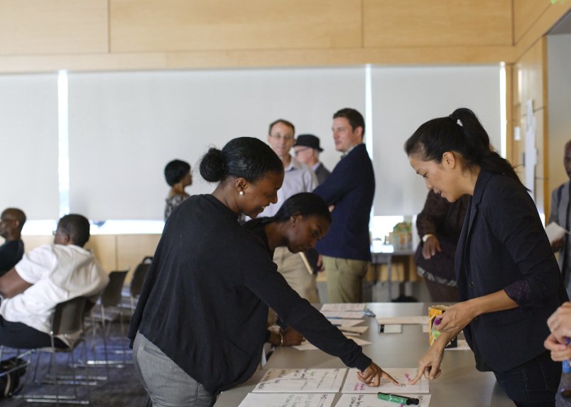 Regina conducting an immersion exercise
