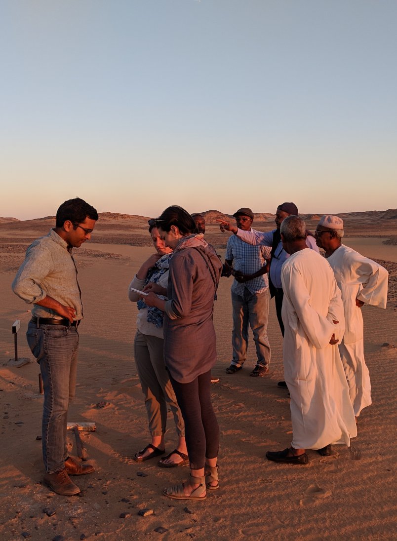 Ashley Marsh visiting Wadi Halfa in Northern Sudan