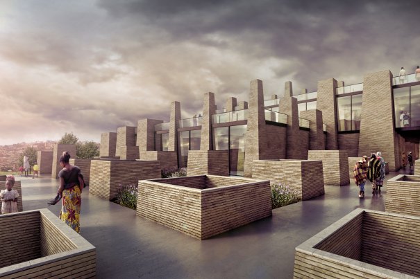 Rendering: Exterior Kigali Genocide Memorial