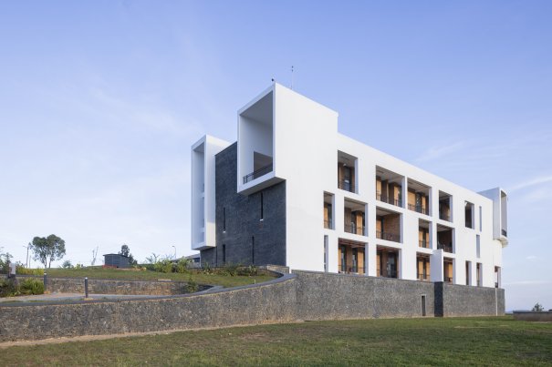 Exterior of the Munini District Hospital