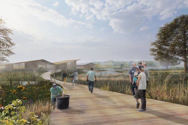 Land Institute Exterior Render