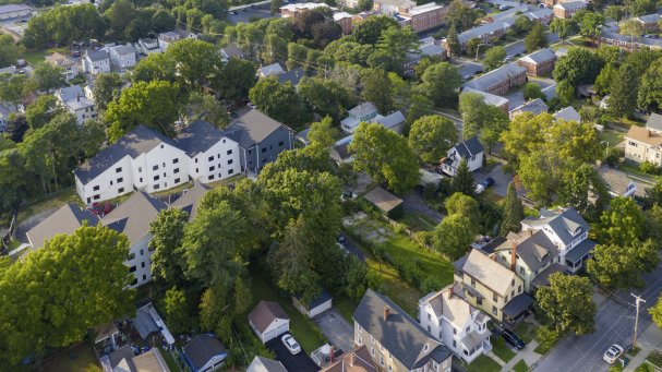 Maple Street aerial