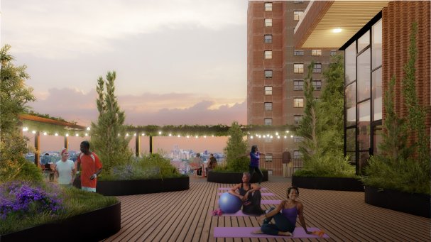 Weeksville rendering yoga
