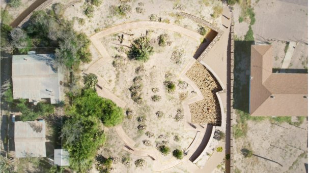 Lipan Cemetery Aerial 